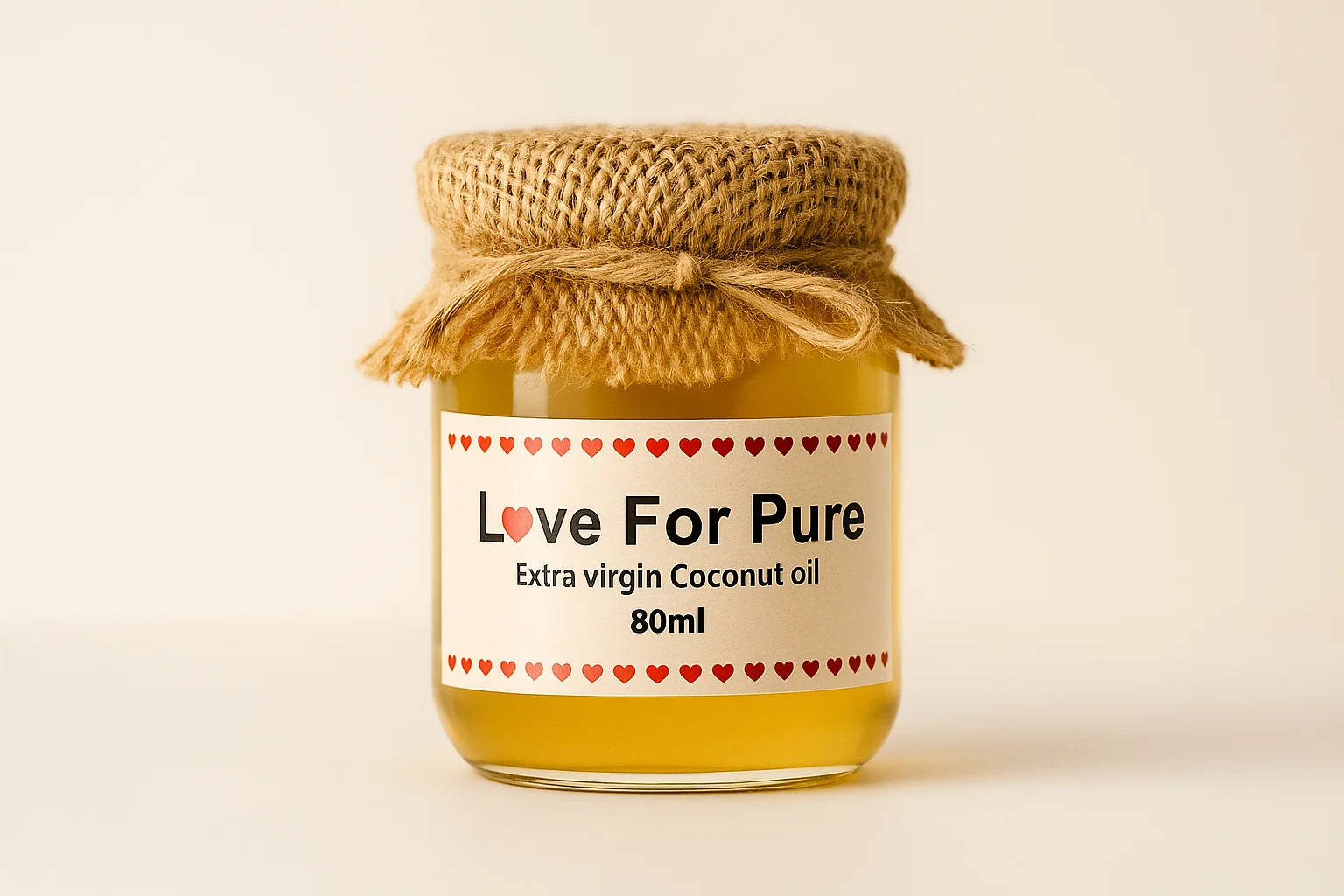Love For Pure – Extra Virgin Coconut Oil (80 ml)