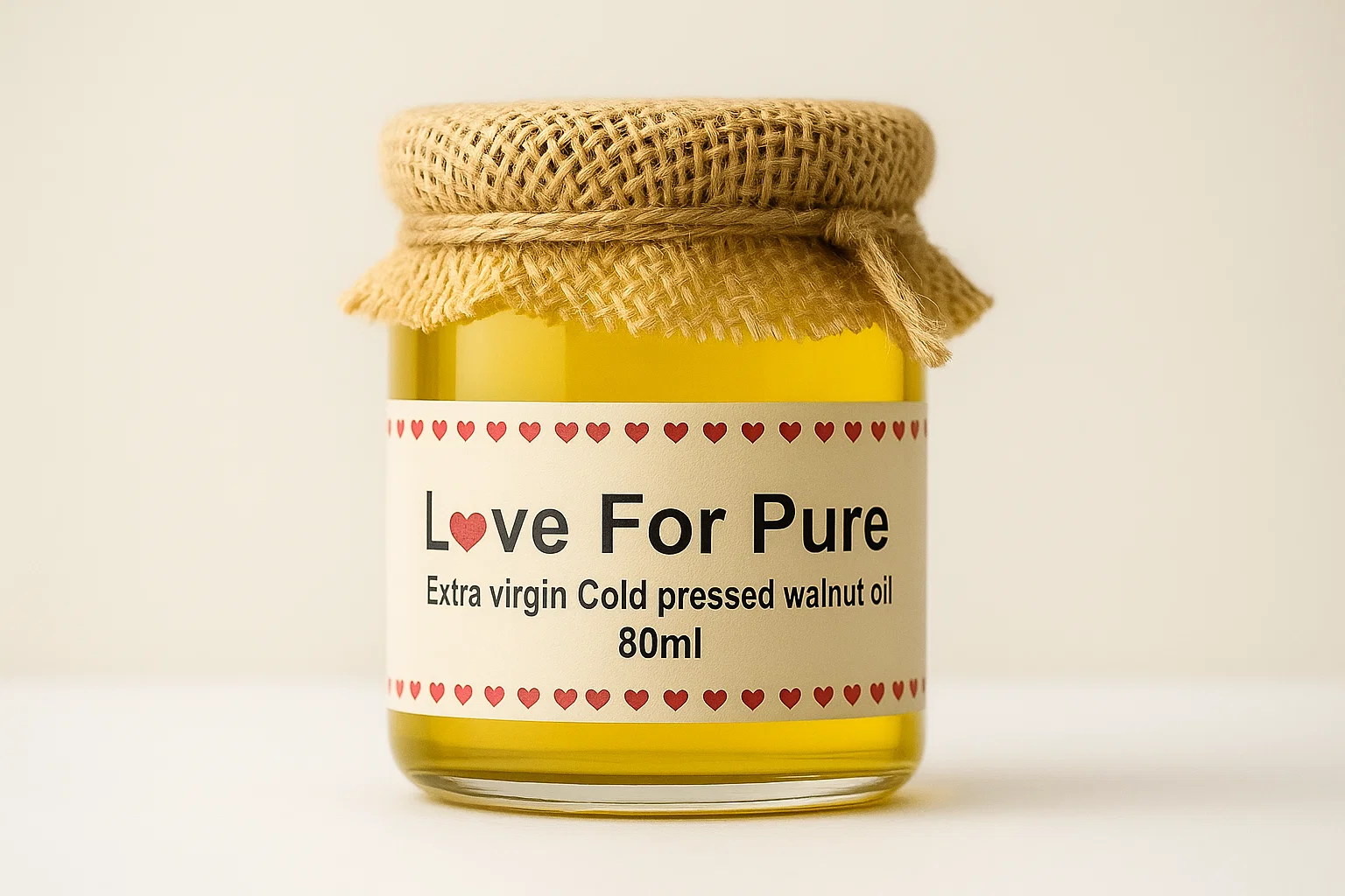 Love For Pure – Extra Virgin Cold Pressed Walnut Oil (80 ml)